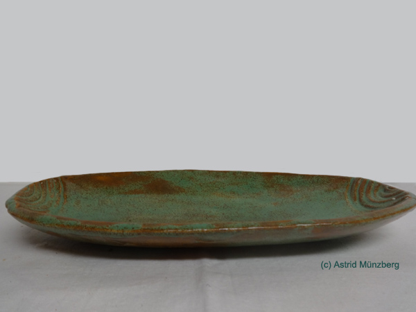 Schale oval